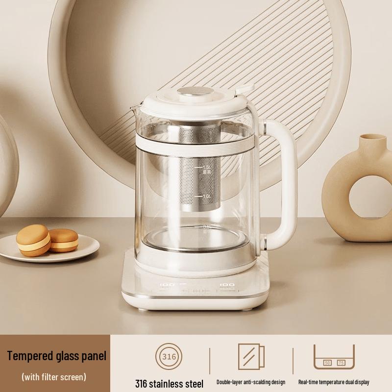 LISM Automatic Glass Tea Maker with Dual Display