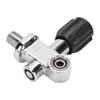 Diving   Valve Stainless Steel M18x1.5 Thread DIN YOKE Valve for   Snorkel Diving Equipment
