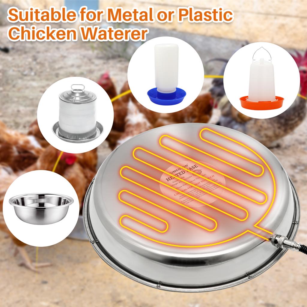 EU Poultry Animal Heating Plate Constant Temperature Heating Base Chicken Duck Winter Water Insulation Farm Animal Husbandry