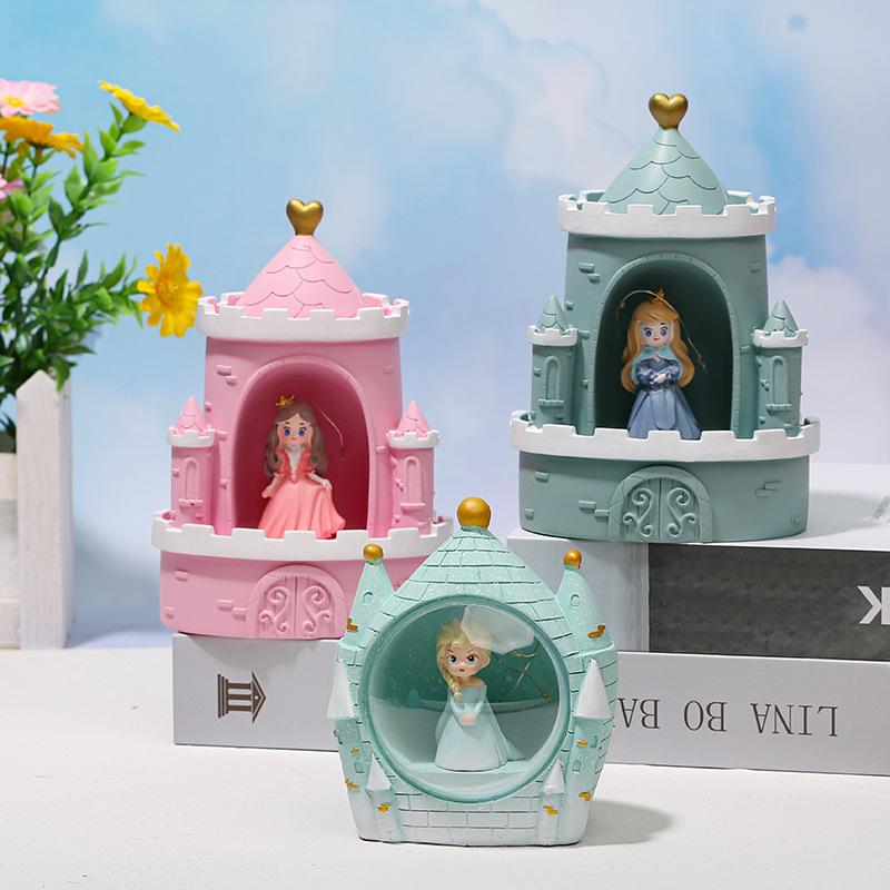 Princess Castle Fairy Star Lights Room Decorated Nightlight Button Power Battery