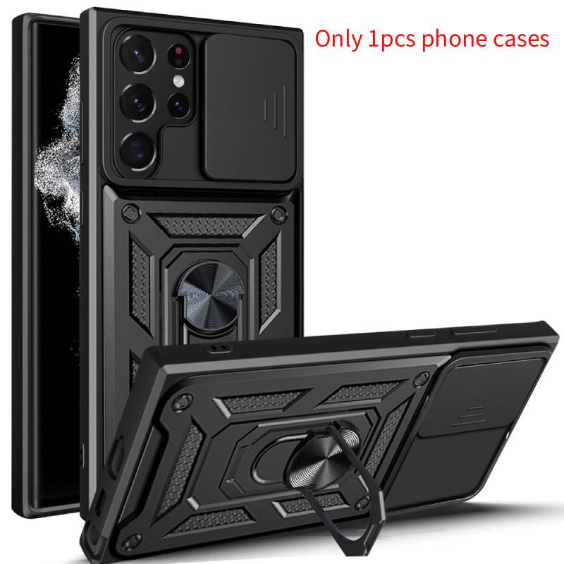 Samsung For Galaxy S24 Anti Fall Magnetic Phone Case With Bracket Protect Lens