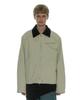 Partimento Women Cotton Washed Work Jacket_Ivory
