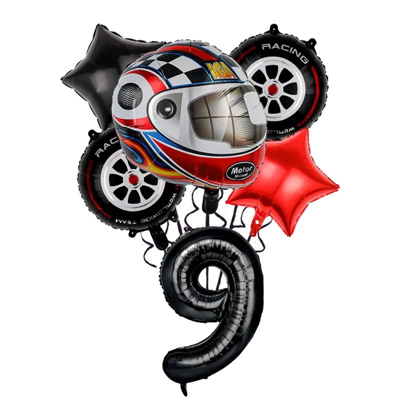 Motorcycle Birthday Party Decoration Motocross Race Tableware Cup Plate Balloon Tablecloth For Kids Boys Party Favors Gift