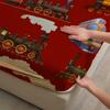 1 Train Pattern Digital Printed Frosted Fitted Sheet,bedroom Printed Bed cover,bedding(No Pillowcase)