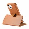 CASENEO For iPhone 14 Magnetic Case RFID Blocking Wallet Detachable Leather Phone Cover with Wristband