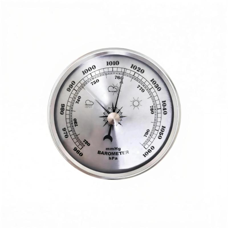 Retro Analog Barometer/Thermometers/Hygrometer Set Metal Frame 90mm Diameter for Pressure Temperature Moisture