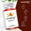 Omega 3-7-9 plant-based dietary supplement, beneficial for heart, hair, nail, and skin health, 120 softgels.