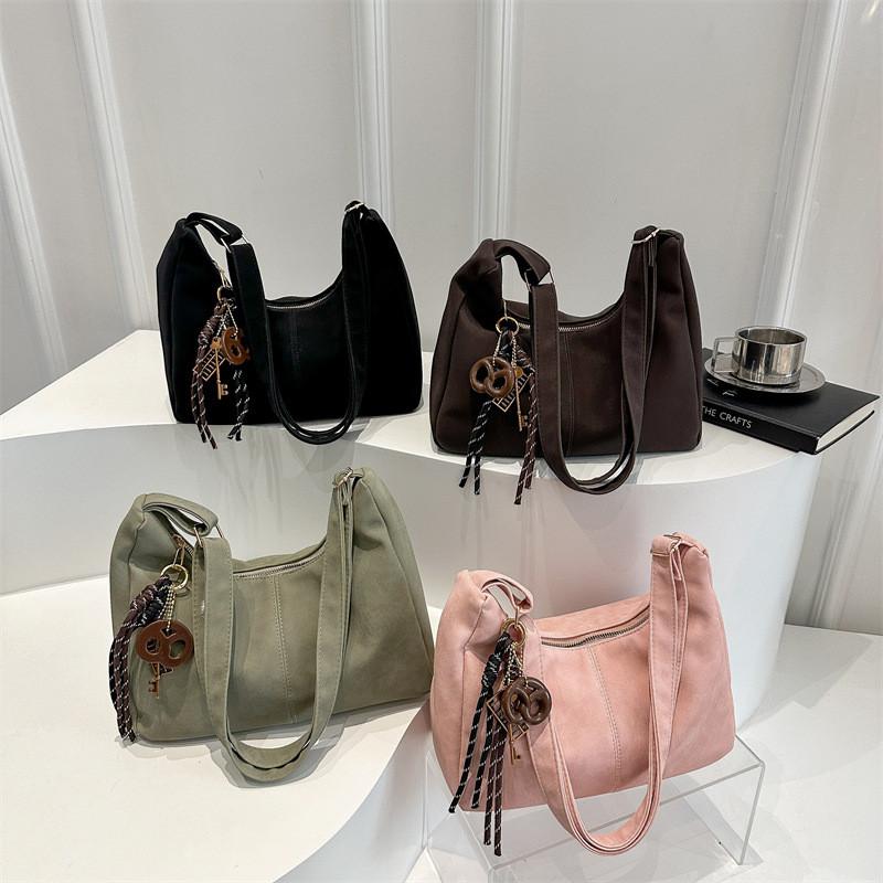Boston Bag Pu Material Casual Large Capacity Travel Shoulder Bag For Women