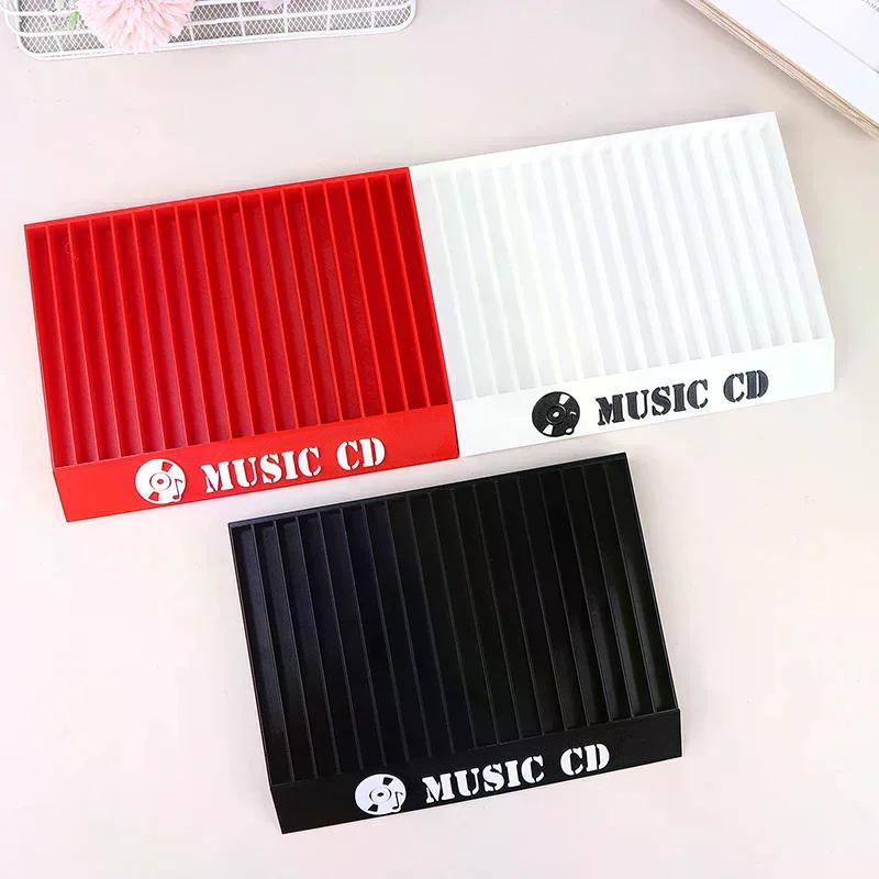 Minimal Style CD Shaped Disc Storage Stand with 18 Compartments