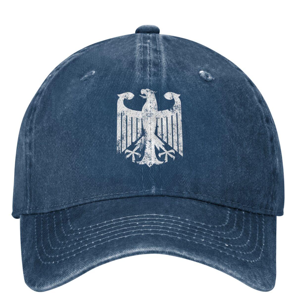 

GerUnisexy Flag Baseball Cap GerUnisex Eagle Casual Unisex Teens Trucker Hat Design Outdoor Sports Baseball Caps Gift One Size