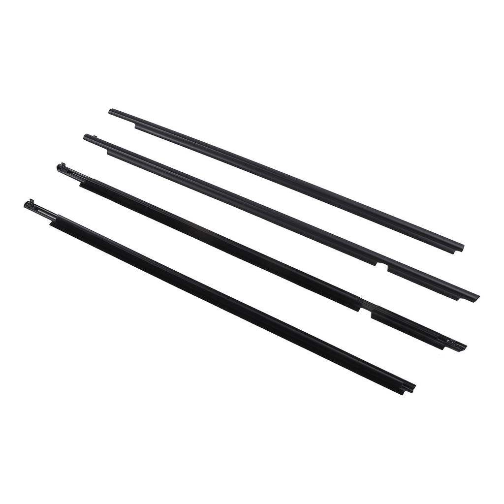 Car window rubber strips premium strips for front and rear wind and rain