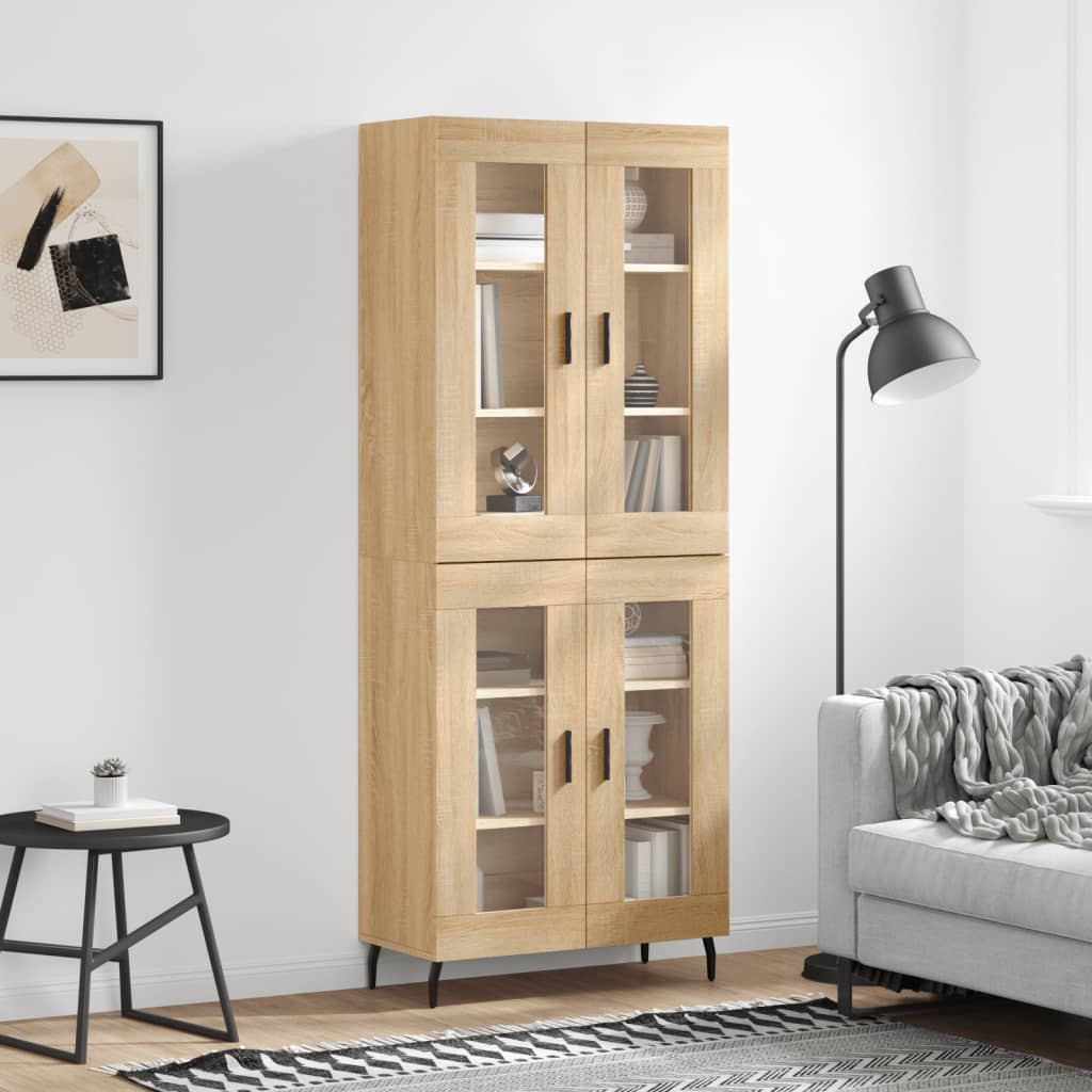 Highboard Sonoma Oak 69.5 x 34 x 180 cm Particleboard