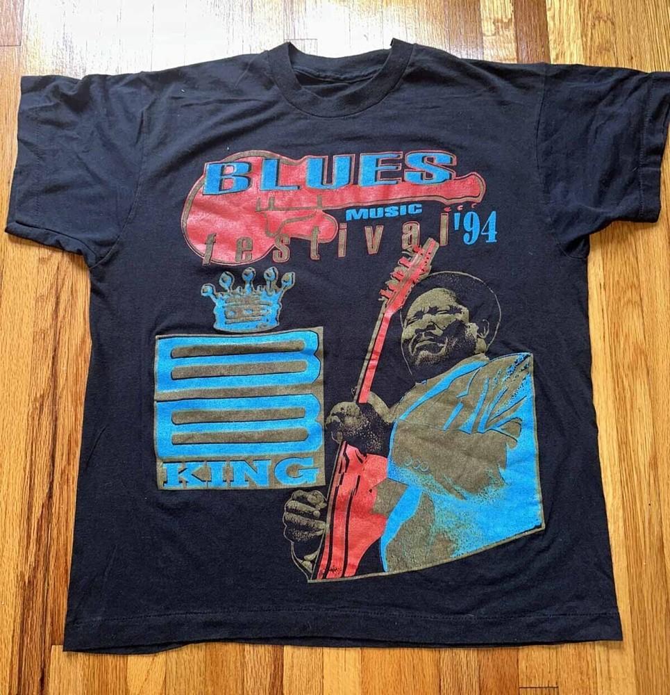 Музыкальная футболка с принтом BB King Blues Festival 1994, черная, унисекс, размеры S-5XL, 1H0289, унисекс S