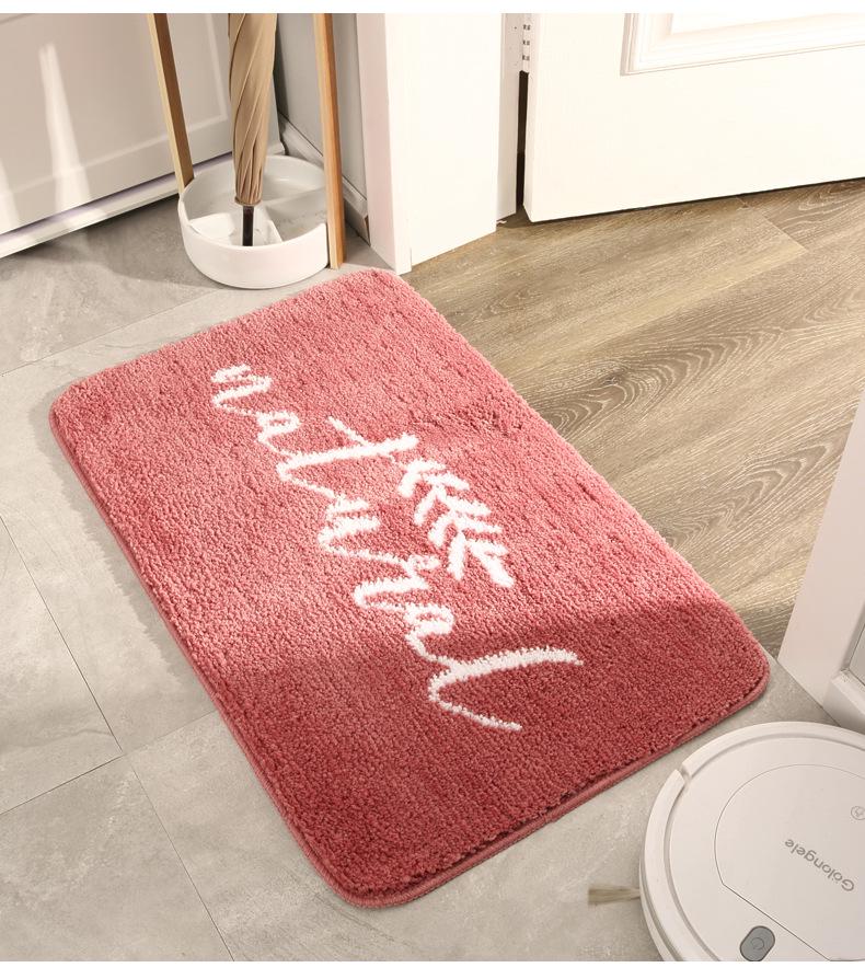 Thickened Bathroom & Entrance Door Mat - Water Absorbing Foot Pad