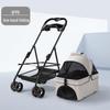 Lightweight and Foldable Pet Stroller for Small Dogs, Cats, and Teddy Bears, Ideal for Outdoor Travel