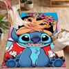 Lilo And Stitch Dance Party Disney Cartoon Theme Anti-Slip Rug - Polyester, Home Decor, Suitable for Bedrooms, Living Rooms, Doorways, and Studios