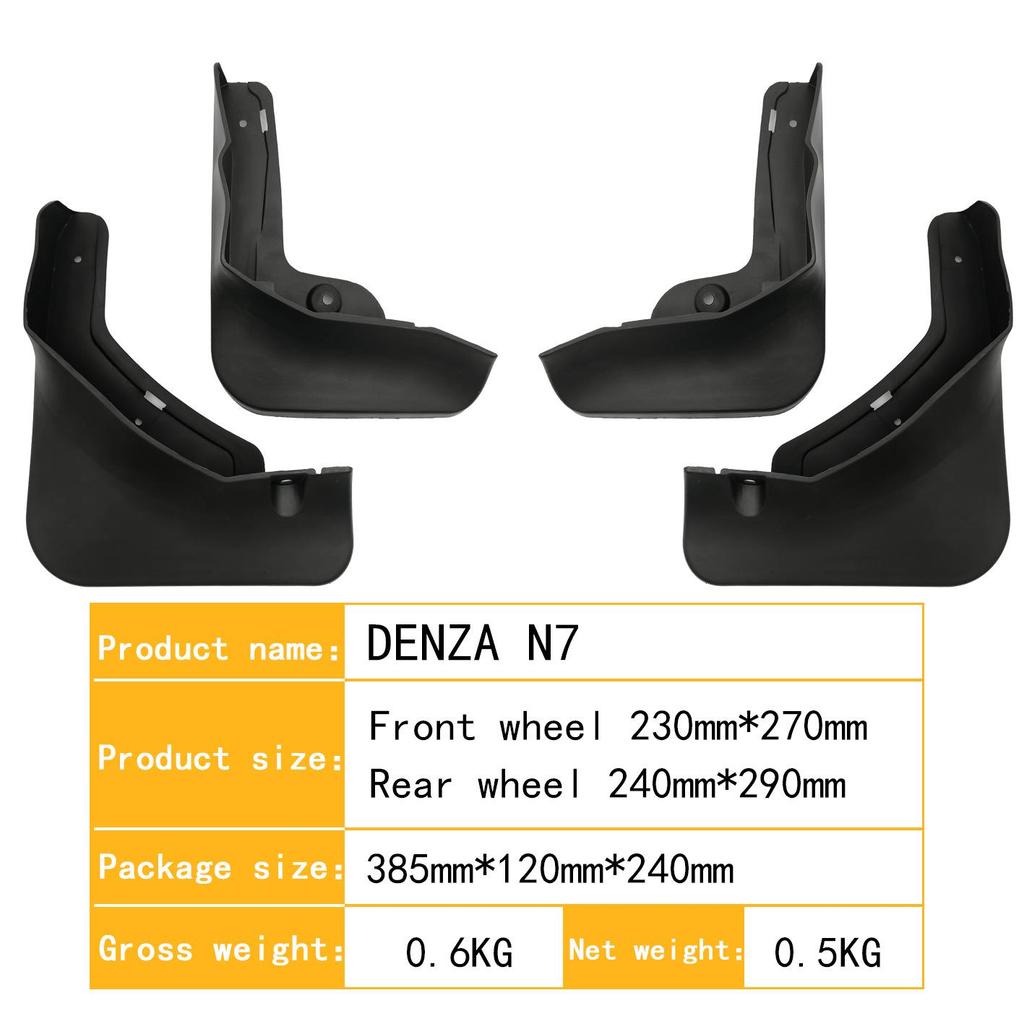 BYD DENZA N7 Car Mudguards - Exclusive Cross-Border Modification