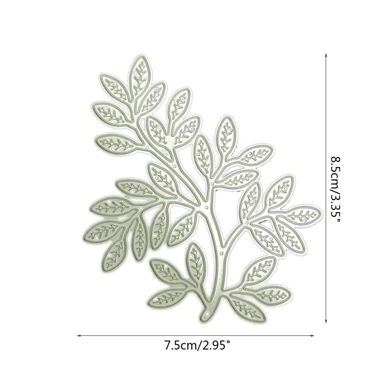 Tree Branch Leaf Cutting Dies Handmade Crafts DIY Scrapbooking Embossing Supplies for Children Kids Girls Boys