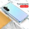 For Samsung Galaxy A07 / A07S / A08 / A18 Case Air Protection Silicone Clear Transparent Shockproof Housing