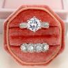 Source supply, super flash couple ring Valentine's Day gift, European and American luxury and sweet ring