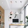 Modern Led Pendant Light Fixture With Aluminum Lampshade For Diningroom Cafe Bar Restaurant Nordic Cone Hanging Lamp Lampadario