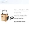 Foldable Hand-held Fishing Bucket & Live Fish Container