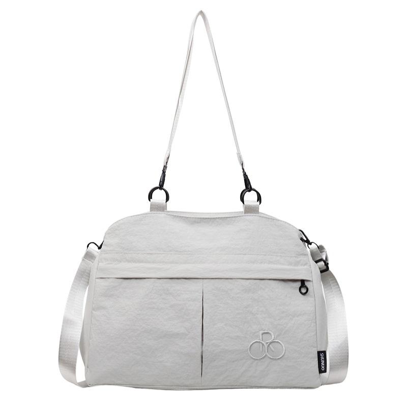 

New New Trend Women s Bag Simple Shoulder Bag Light Casual Versatile Solid Color Large Capacity Messenger Bag Travel Bag