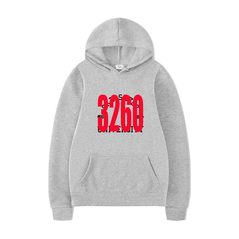 Autumn And Winter Men'S Hooded Sweater Fleece Casual Creativity 3260