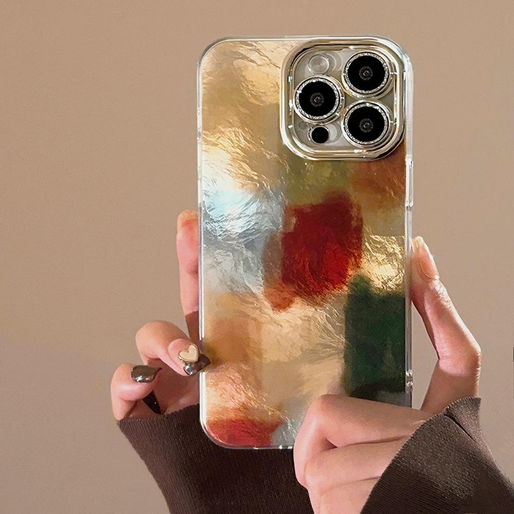 Vintage Color Clash Plaid Case for iPhone 17 iPhone 17 Pro Max