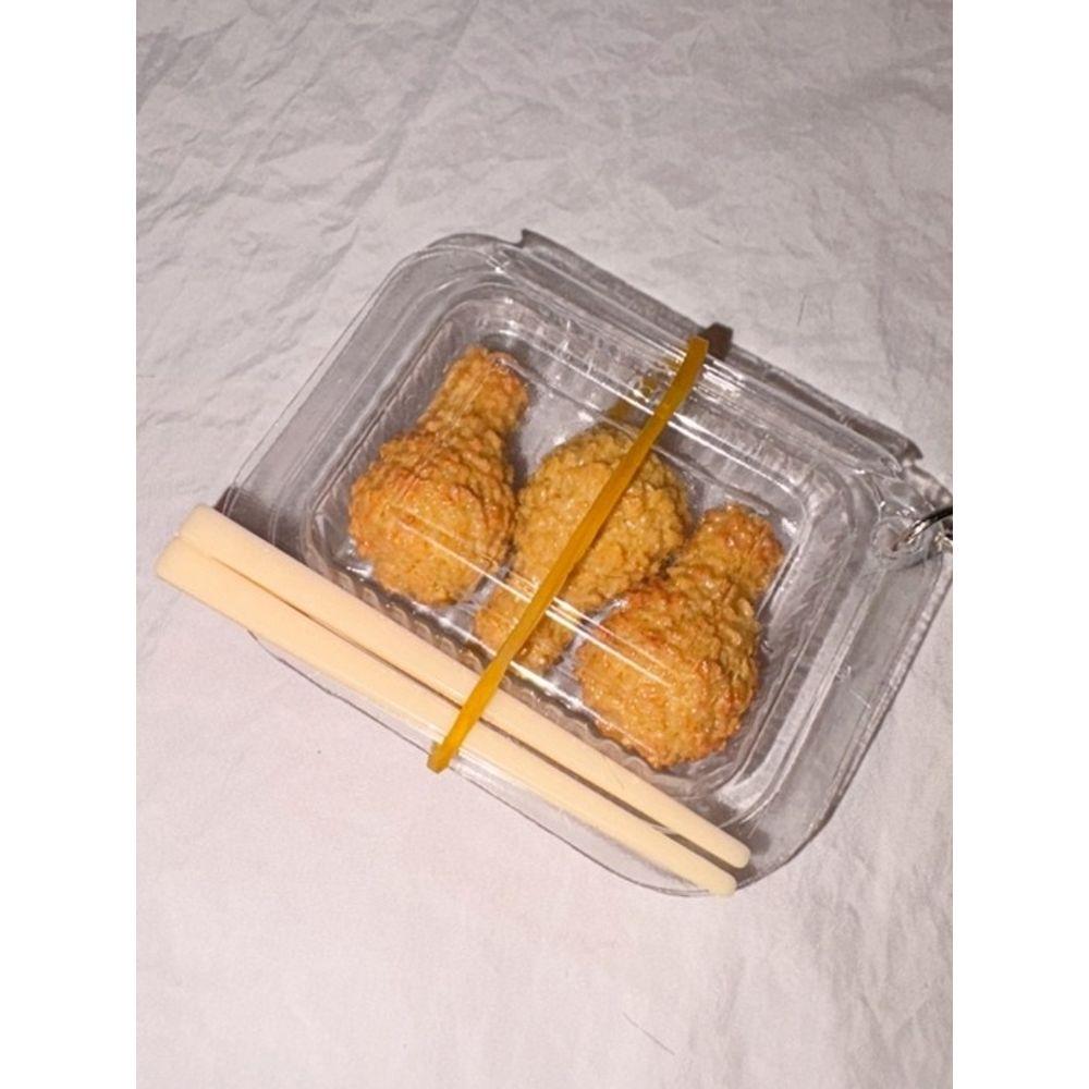 You Like What Chicken Bento Keyring (Drumstick)