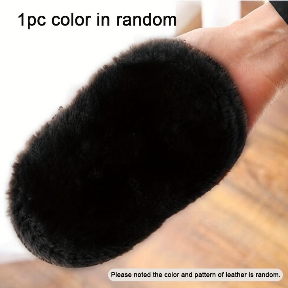 

1 шт., многофункциональные полирующие плюшевые перчатки для чистки обуви, бытовые чистящие средства, щетка для ухода за глянцевой кожей, 1pc