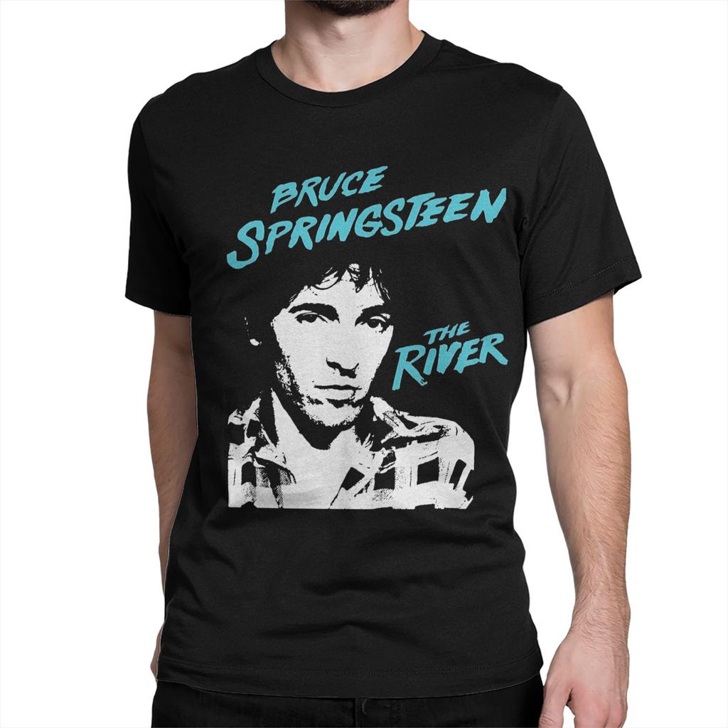 Bruce The E Street Band Springsteen Thunder Road Camisetas Hombre Mujer Algodón Puro Camiseta Divertida Camiseta Ropa Idea de Regalo