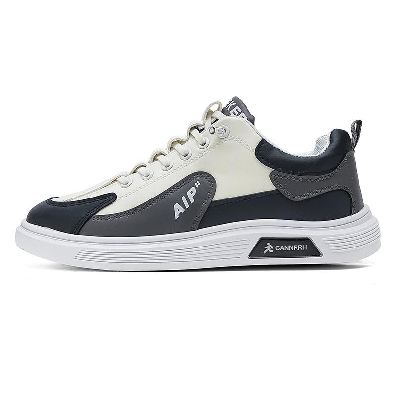 2025 Spring and Autumn New Men's Shoes Leather Low Cut Fashion Fashion Running Sports Men's Casual Fashion Shoes