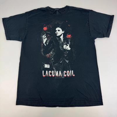 Lacuna Coil Cristina Scabbia Camiseta de Algodón 100% Rock Camisetas para Hombre Top S a 5XL 2F1255