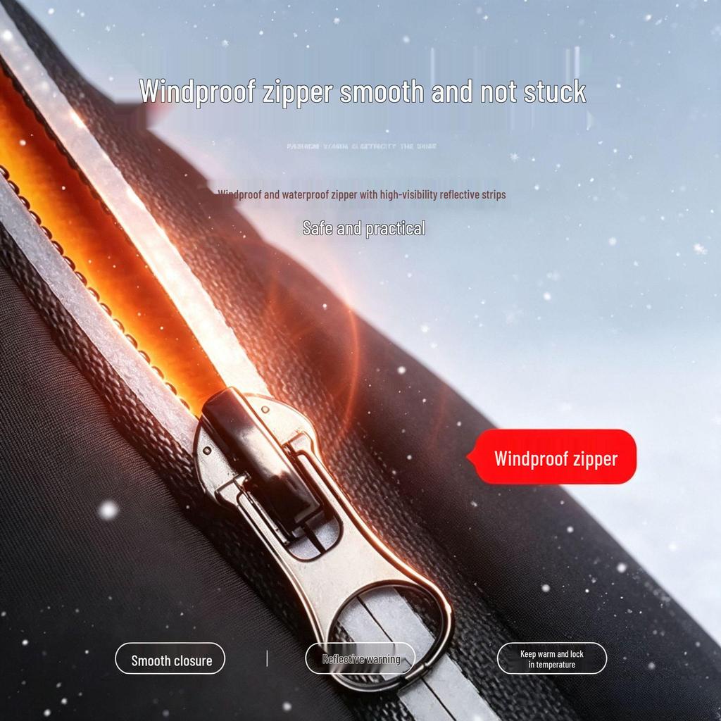 Kältefeste winddichte reflektierende Knieschoner für Roller und Motorradfahren - Verdickte Unisex Beinschoner für Lieferfahrer.