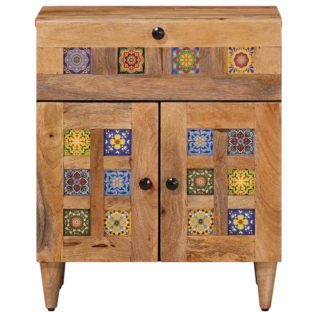 Nightstand Natural 50 x 33 x 60 cm Solid Mango Wood