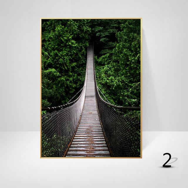 

Безрамные зеленые садовые растения, пейзаж, простая картина с буквами, декоративная живопись для гостиной, постеры, домашние картины на холсте 21*30cm