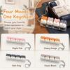 Cute 4-Key Clicker Keychain Small Size Mechanical Switch Keyboard Shiba Inu Fidget Pendant Adults