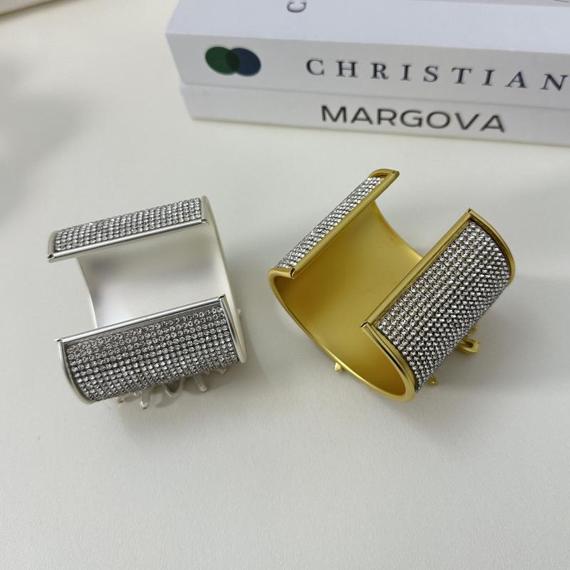 Vintage Personalized Metal Blue Eyes Cuff Bracelet For Women Fashion Jewelry Exaggerated Hand Open Bangles Accessories Gifts