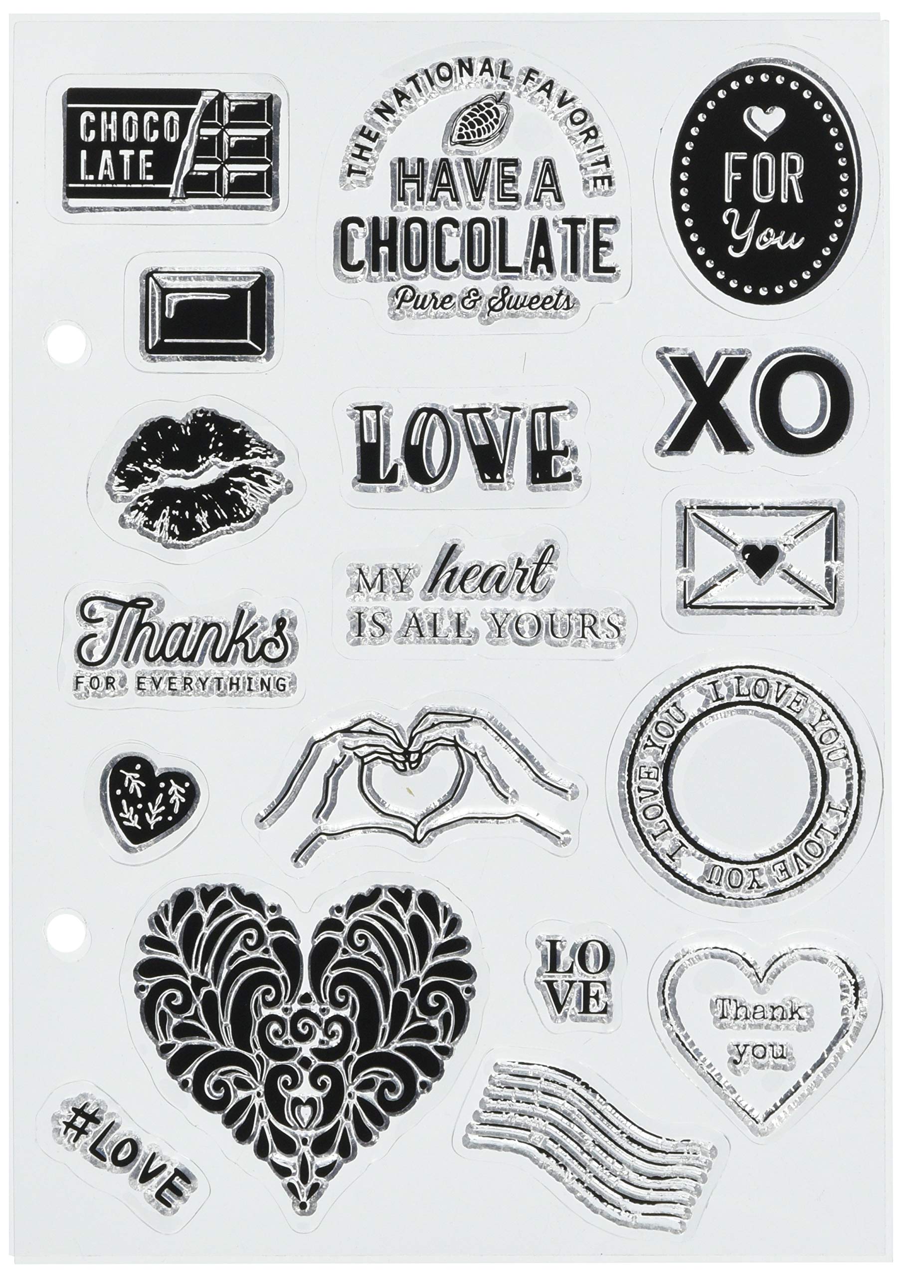 

Лист прозрачных штампов для лица T Have a Chocolate Children s 0980-021