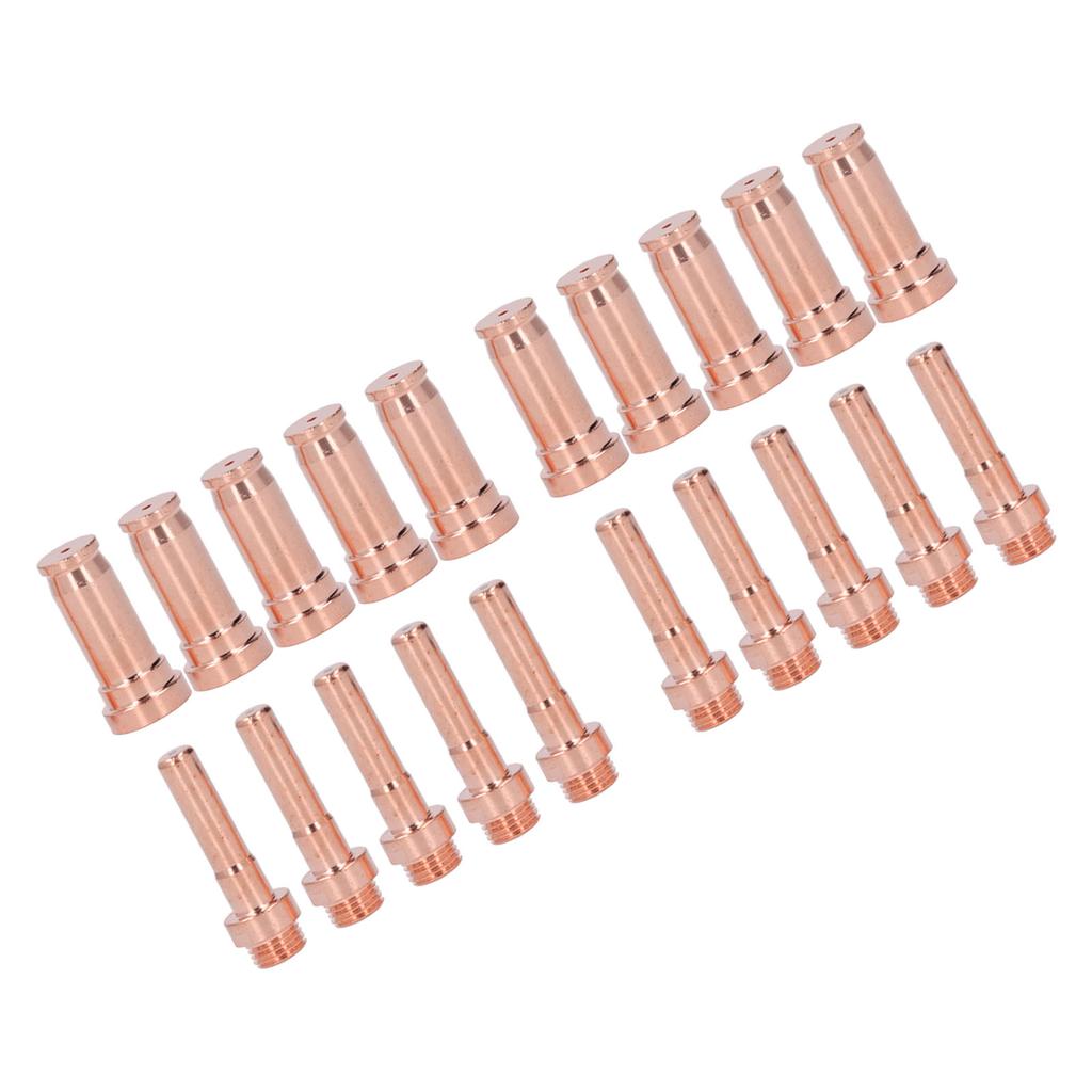 10 ST C1848 Munstycken och 10 ST C1368 Elektroder Mässingsmunstycke Elektrodset för CP91 Plasmaskärbrännare