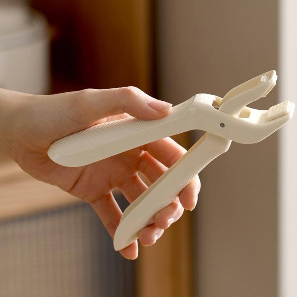 Verbrühschutz-Klemme Hitzebeständige Schüssel-Klemme Mehrwinkel-Rutschfester Griff Ofenfest Ergonomischer Küchen-Klemmen-Heber für Teller Geschirr