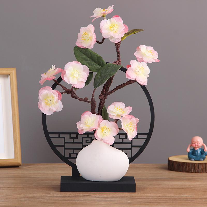 Mini White Matte Ceramic Vase for Dried Flowers - Nordic Hydroponic Home Decoration