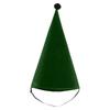 Cappello Conico di Velluto Fantasy Medievale per Adulti Costume da Nano Elfo Cappellino Copricapo Appuntito per Halloween Natale Festa in Maschera