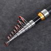 Ultra Short Mini Ice Fishing Rod Telescopic 1M-2.3M Telescopic Pocket Travel Pole for Lure Fish in Saltwater Freshwater Winter 260319