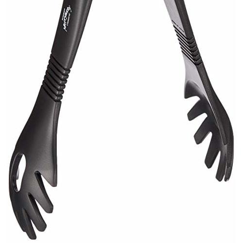 Sancraft Spaghetti Tongs, Made In Japan, Nylon, Melianti MA-40, Black, Size: W20 X D10 X H4.5cm