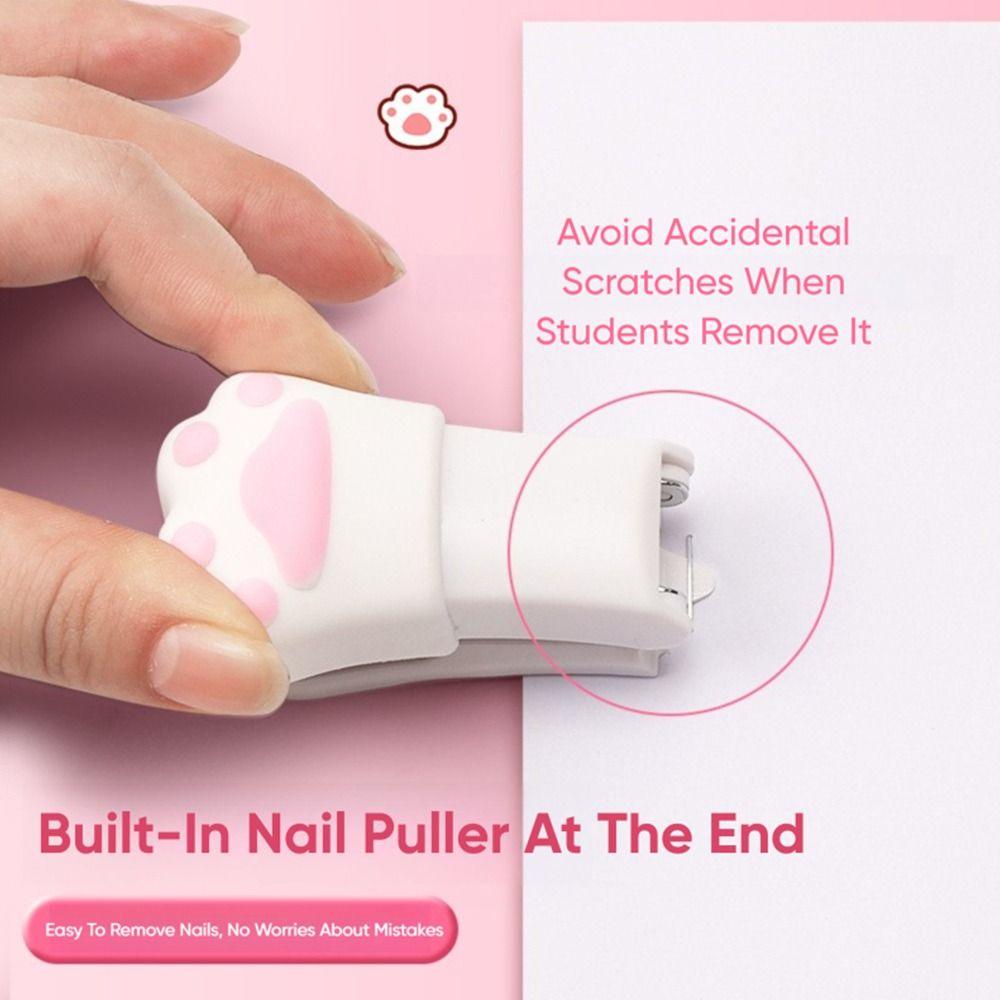 Mini-Portabler Hefter Verwendung 24/6 26/6 Klammern Manuelles Bindewerkzeug Buchbindebedarf