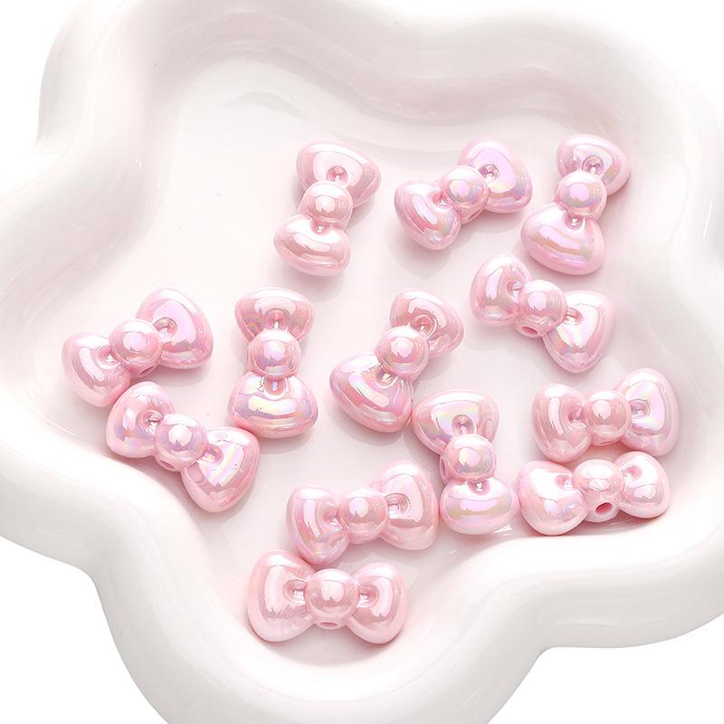 Acrylic AB Color Star Love Bow Bead Diy Handmade Beaded Bracelet Mobile Phone Chain Material