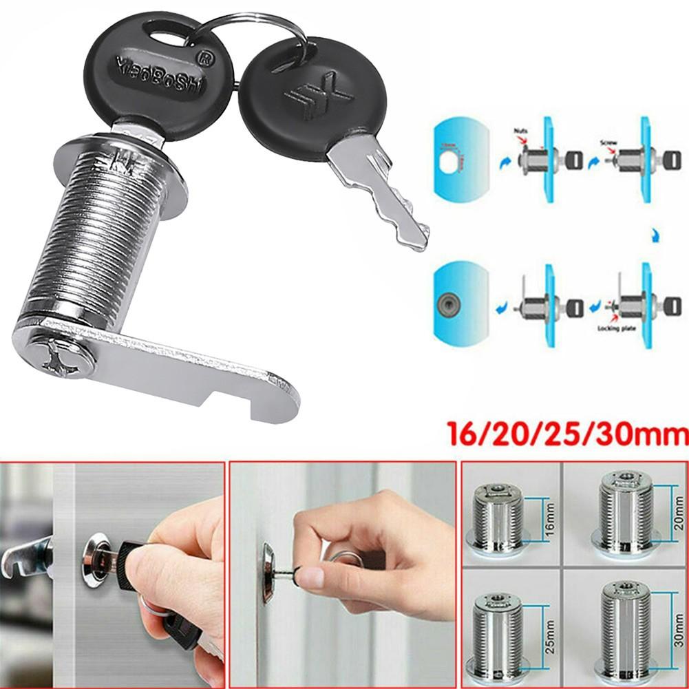 2 nycklar kamlås kallvalsat stål för brevlådeskåp