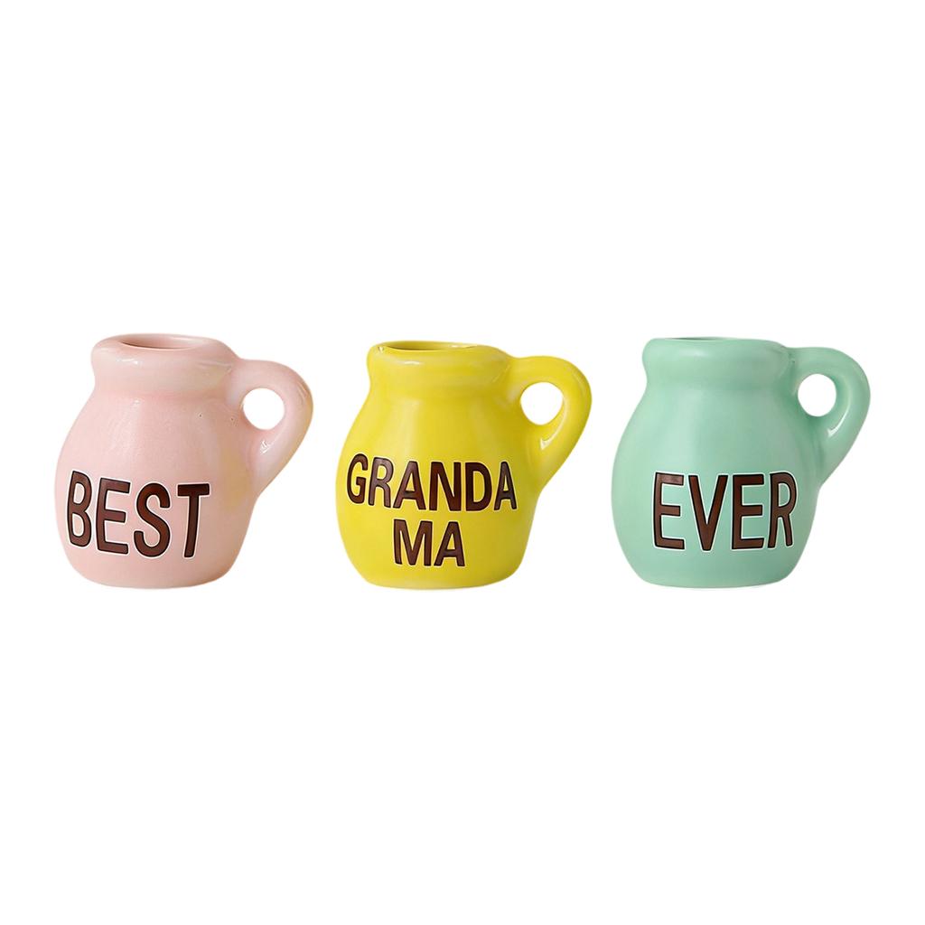 Ceramic Vase Fridge Magnets – 3D Flower Vase Refrigerator Magnets With Fake Flowers, Cute Kitchen & Home Decor, Unique Birthday For Mom & Women